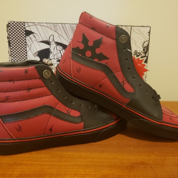 deadpool vans size 10.5